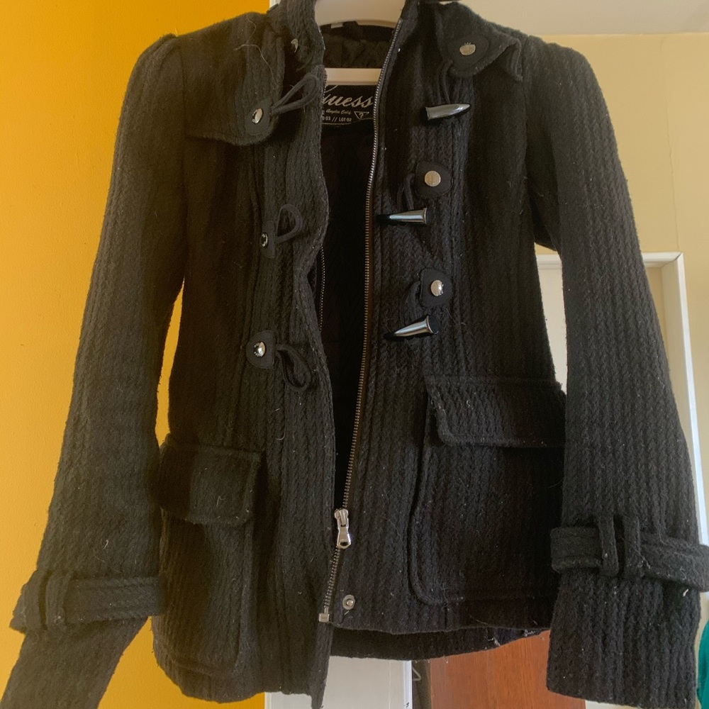 GUESS✨Pea Coat-BLACK